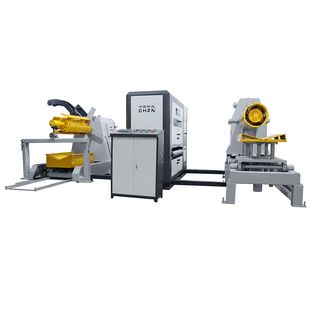 CHZN Automatic Coil Embossing Machine Steel Plate Electric Cnc Metal Sheet Process Production Line with Rewinding And Unwinding