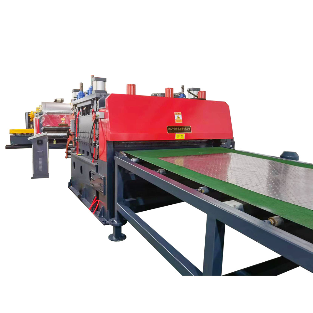 CHZN China Manufacturer Good Quality Aluminum Cut To Length Lines Roll Forming Machine Coil To Metal Sheet Straightener