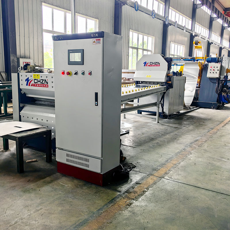 Zhongnuo Cut To Length Line Machine Automatic Metal Sheet Slitting Machine Steel Coil Embossing Machine