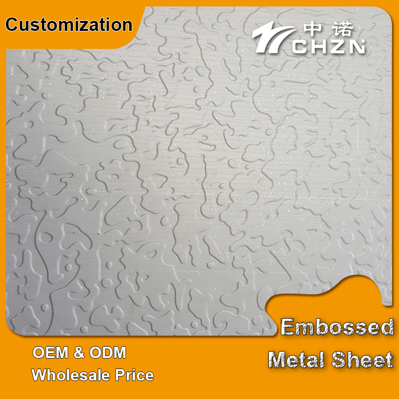 orange peel textured embossed metal panel stucco textured aluminium sheet