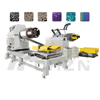 CHZN Aluminum Roll Color Steel Roll Embossing Press Equipment Production Line Recoiling Machine for Sheet Metal