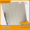 decorative embossed stainless steel metal sheets 4x8 textured aluminum sheet metal