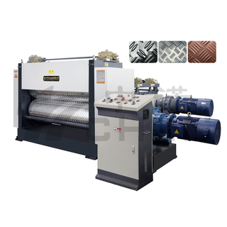 CHZN CNC Decorative Embossed Stainless Steel Sheet Machine Roll To Roll Industrial with Sheet Roller Leveler Machine