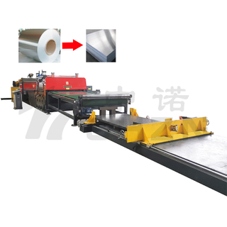 CHZN China Manufacturer Good Quality Aluminum Cut To Length Lines Roll Forming Machine Coil To Metal Sheet Straightener