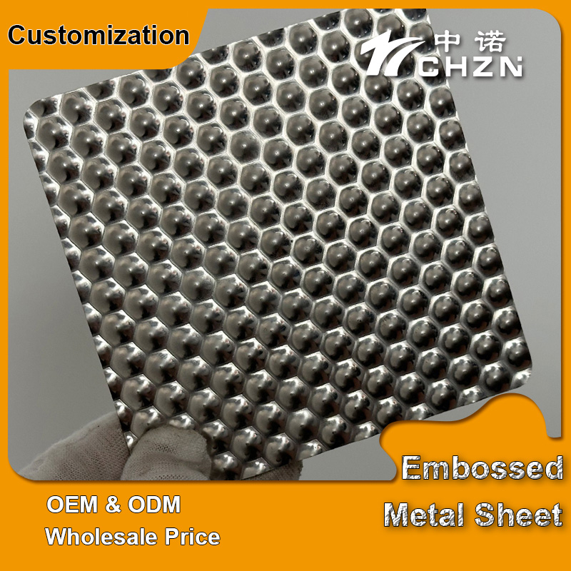 embossed aluminium stainless sheet honeycomb plate stainless steel ceiling panels plate