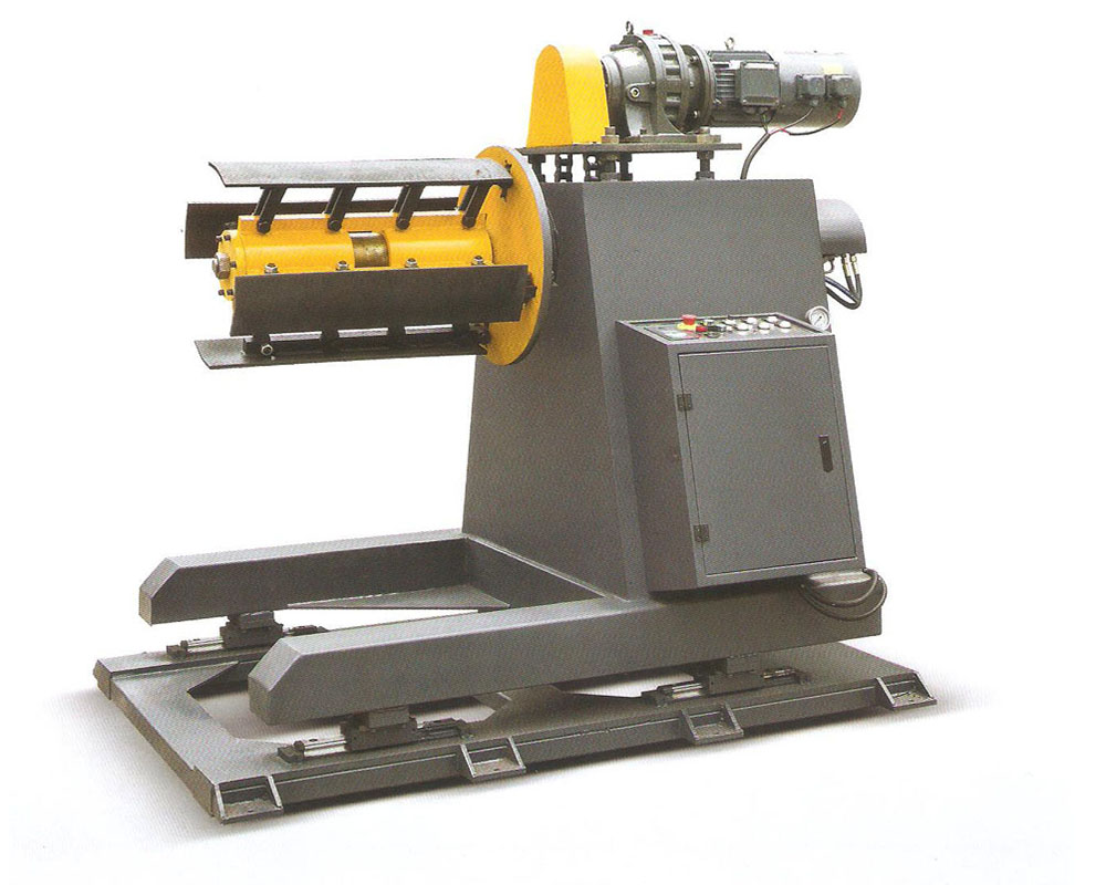 Steel coil decoiling machine is used in metal processing lines