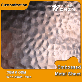 Decorative Hammered Bronze Sheet Metal Beaten Copper Panels Textured Copper Sheet Roll