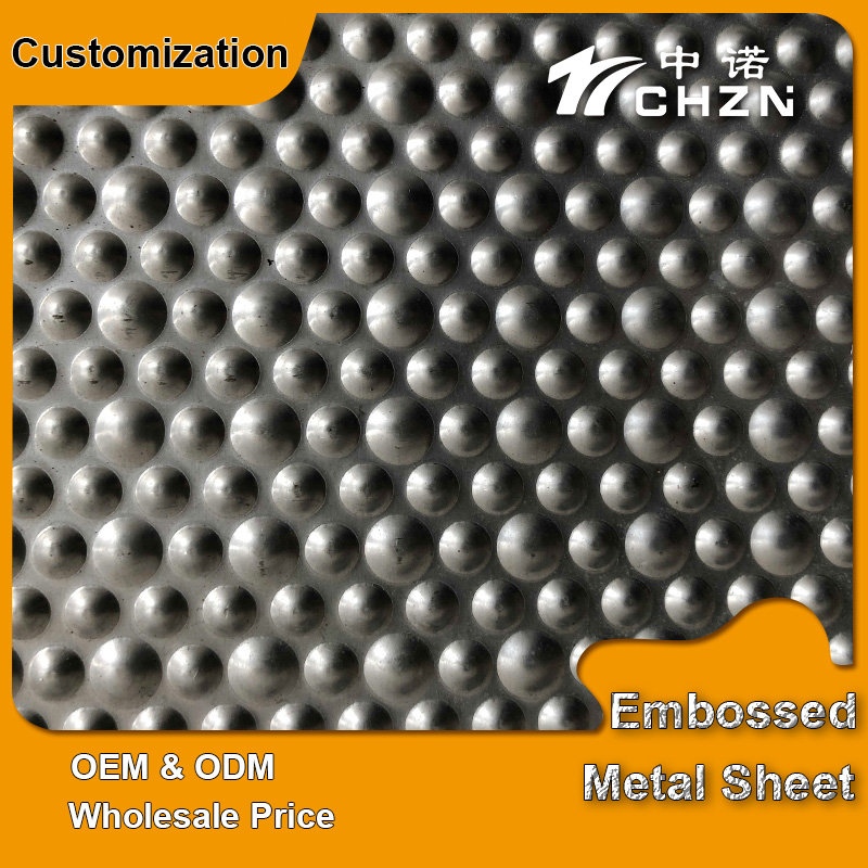 Dot Pattern Metal Embossed Panels stainless steel honeycomb panel sheet material 4x8