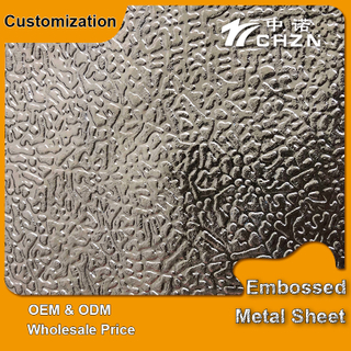 orange peel textured embossed metal panel stucco textured aluminium sheet