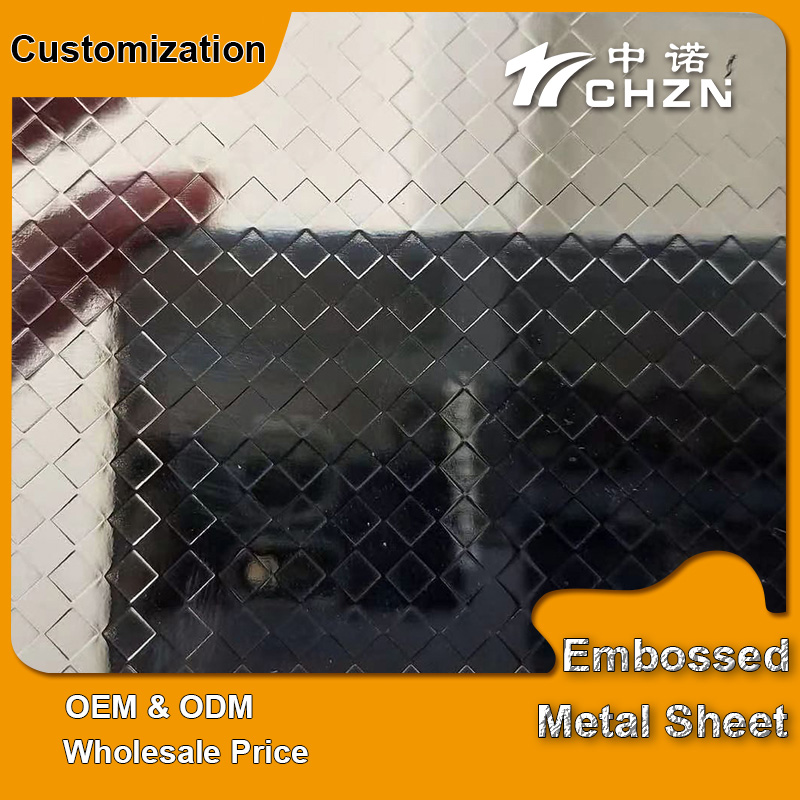 decorative diamond stainless steel sheet metal 4x8