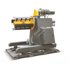 CHZN 3T Hydraulic Metal Nonferrous Sheets Decoiler Machine Rolls Unwinding Machine Electric uncoiler